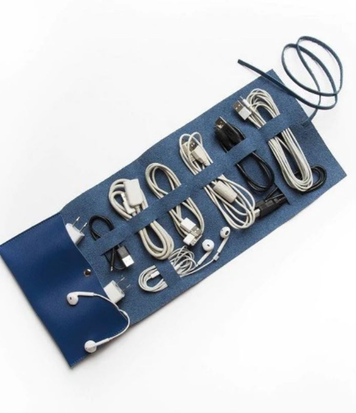 Leather Travel Cord Rolls