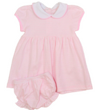 Bambinos Trinity Twirl Dress - SS Pink Stripe, 12 Months