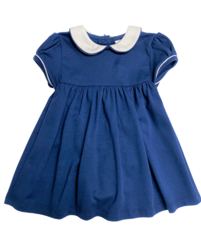 Bambinos Paris Play Dress - SS Navy Stripe (5T & Up)