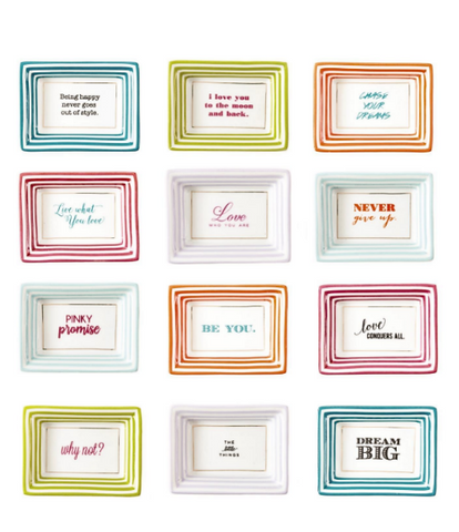 Words of Wisdom Petite Trinket Trays