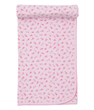 Kissy Pink Tulip Blossoms Blanket