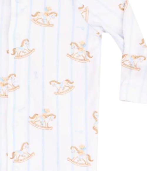 Vintage Rocking Horse Blue Converter & Hat