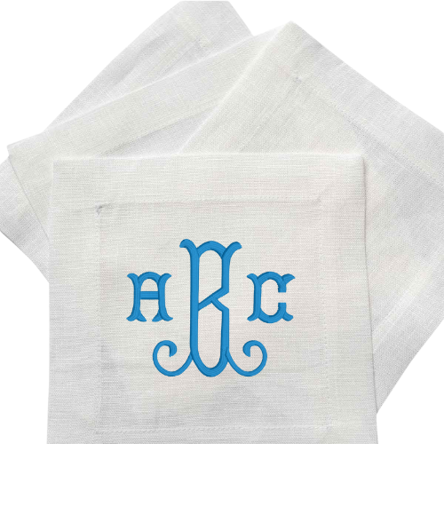 Hemstitch Cocktail Napkins Hemstitch Cocktail Napkins