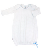 Paty Knit Gown with Picot Trim - Multiple Colors