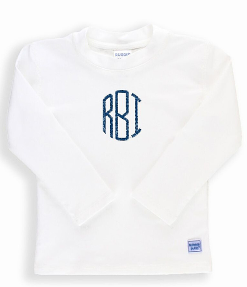 White Long Sleeve Rash Guard