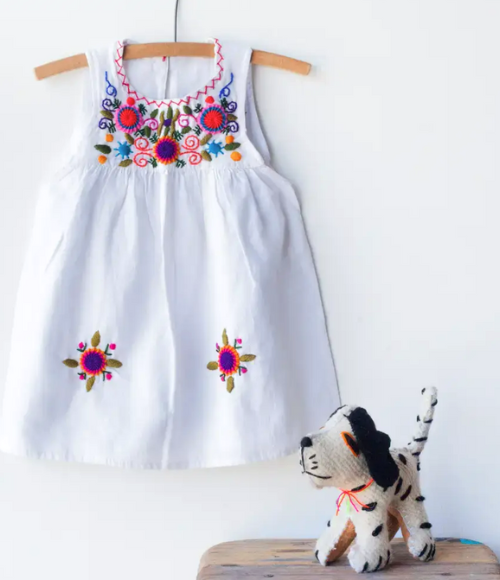 Jardinita Baby Fiesta Dress-Multiple Colors