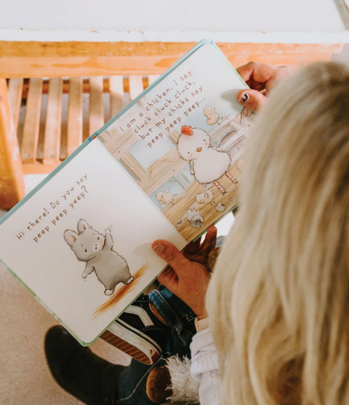Who Says Peep Peep Board Book