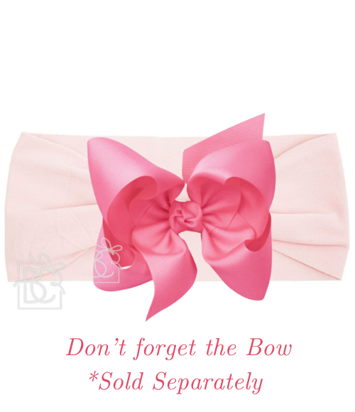Wide Add-A-Bow Nylon Headband