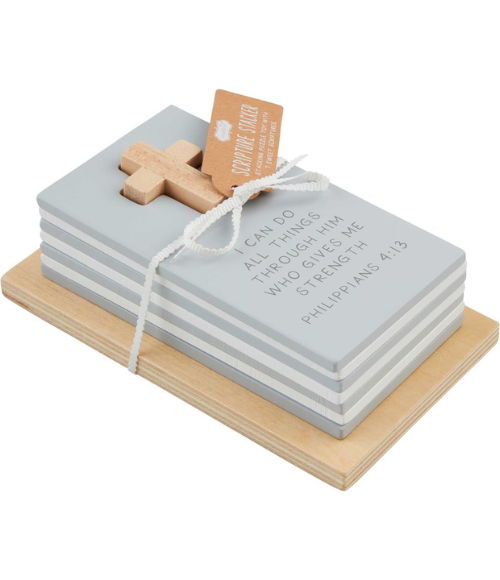Wooden Scripture Stacker