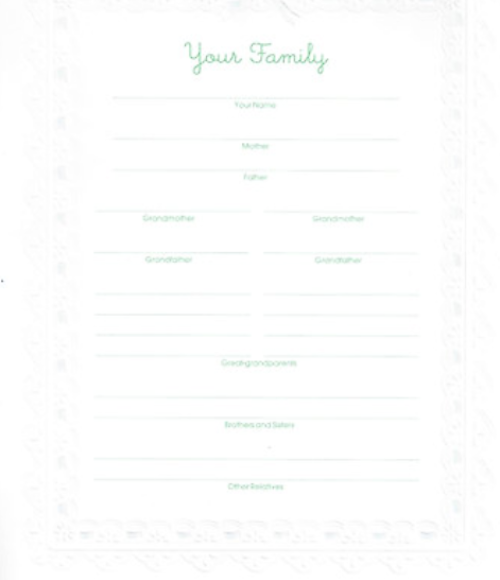 Monogrammed Baby Book