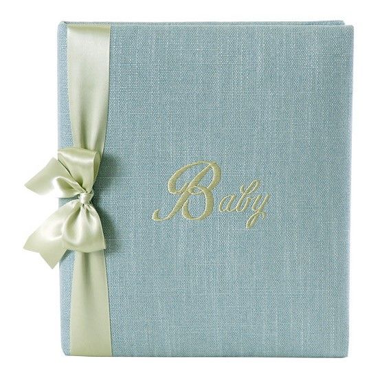 Monogrammed Baby Book