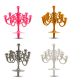 Candelabra Cake Topper with Candles