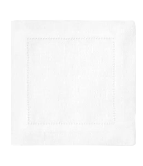 Hemstitch Cocktail Napkins