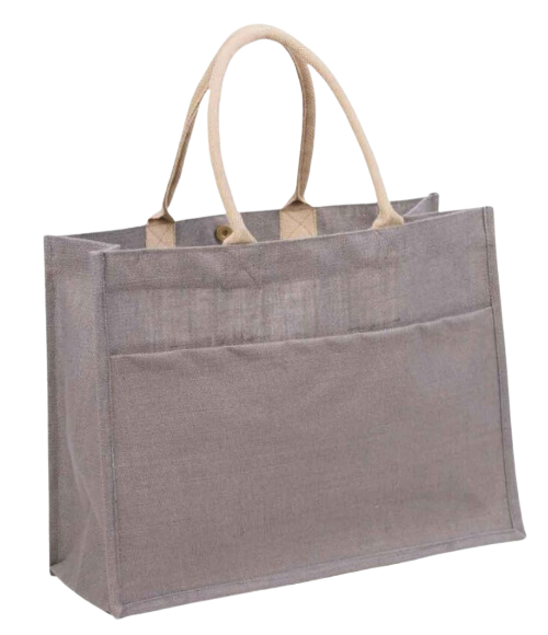Jute Pocket Tote - multiple colors Jute Pocket Tote - multiple colors