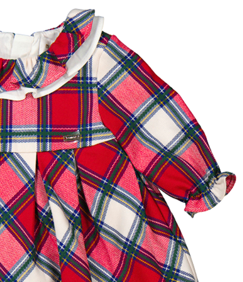 Long Sleeve Plaid Dress