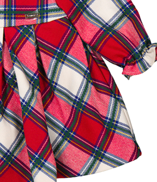 Long Sleeve Plaid Dress