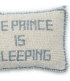 The Prince / Princess is Sleeping Hand-Beaded Pillow Door Hanger