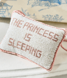 The Prince / Princess is Sleeping Hand-Beaded Pillow Door Hanger