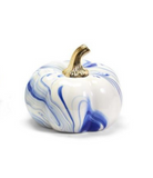Blue and White Marbled Pumpkins