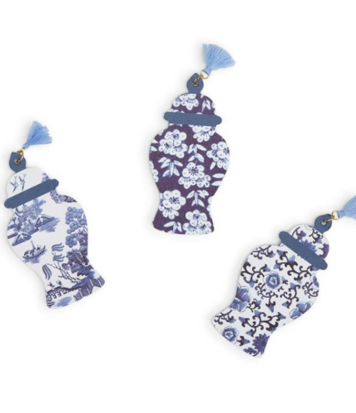 Chinoiserie Chic Ginger Jar Shape Emery Board