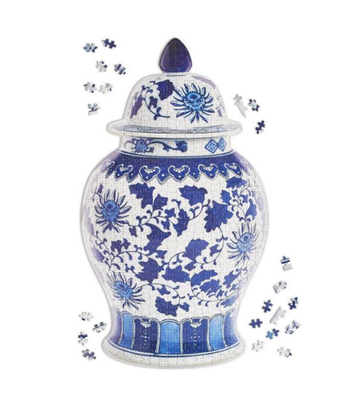Chinoiserie Ginger Jar Jigsaw Puzzle Chinoiserie Ginger Jar Jigsaw Puzzle