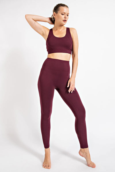 Butter U Crotch Leggings with Key Pocket - Multiple Colors