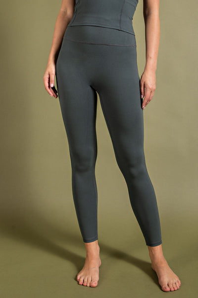 Butter U Crotch Leggings with Key Pocket - Multiple Colors