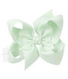 Powder Mint Grosgrain Bow