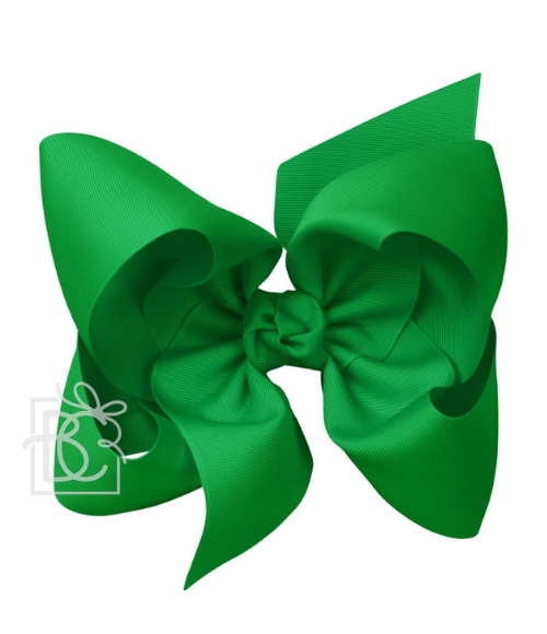 Emerald Grosgrain Bow