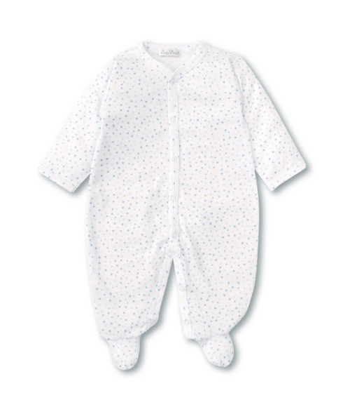 Kissy Preemie Blue Stars Footie