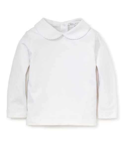 Kissy Long Sleeve Bebe Collar Tee, 3T