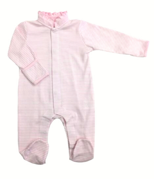 Bambinos Florence Footies - Blue or Pink Stripe