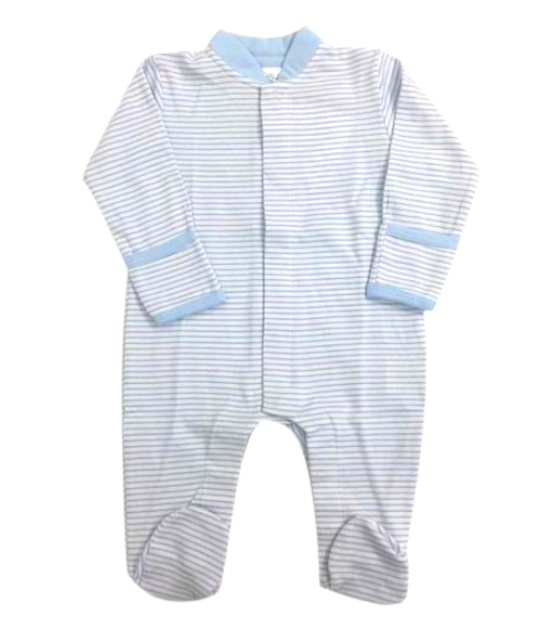 Bambinos Florence Footies - Blue or Pink Stripe