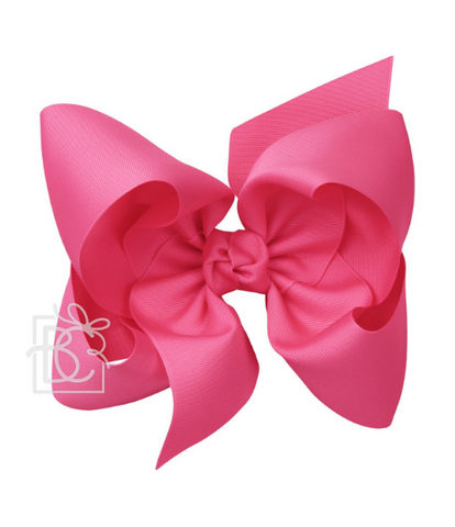 Fuschia Grosgrain Bow