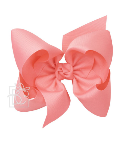 Shell Pink Grosgrain Bow