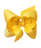 Bright Yellow Grosgrain Bow