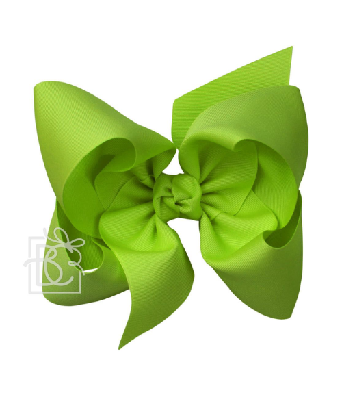 Apple Green Grosgrain Bow Apple Green Grosgrain Bow