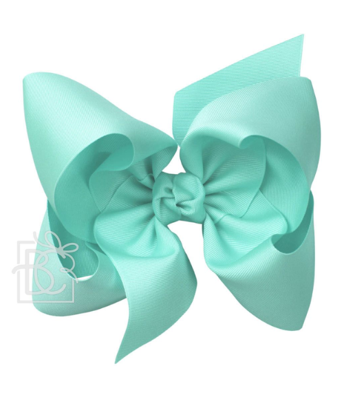 Aquamarine Grosgrain Bow Aquamarine Grosgrain Bow