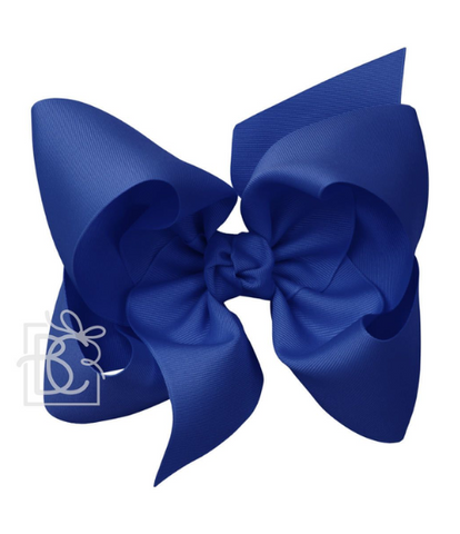 Royal Blue Grosgrain Bow