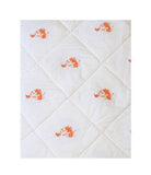 Blue Orange Nursery Bedding Baby Blanket