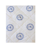 Blue Orange Nursery Bedding Baby Blanket
