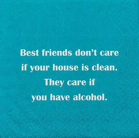 Best Friends/House Clean Cocktail Napkins