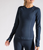 Plus Long Sleeve Active Top - Multiple Colors