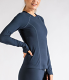 Plus Long Sleeve Active Top - Multiple Colors