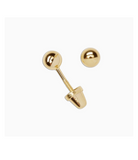 Gold Ball Stud Earrings for Baby & Kids