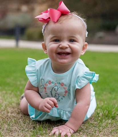 Bambinos Riverside Ruffle Rompers