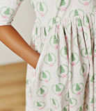 Proper Pink Holiday Twirl Dress