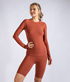 Plus Long Sleeve Active Top - Multiple Colors