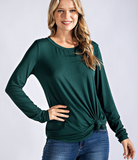 Plus Round Neck Top - Multiple Colors