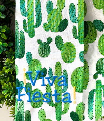 Viva Fiesta Succulent Wreath Sashes